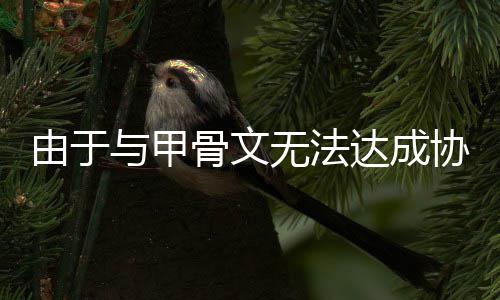 达成骨文取消由于与甲中心无法计划扩建协议数据
