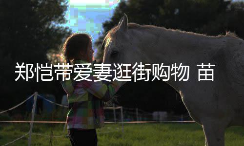 带爱肚大妻逛疑似郑恺物 街购苗苗如箩快要生产